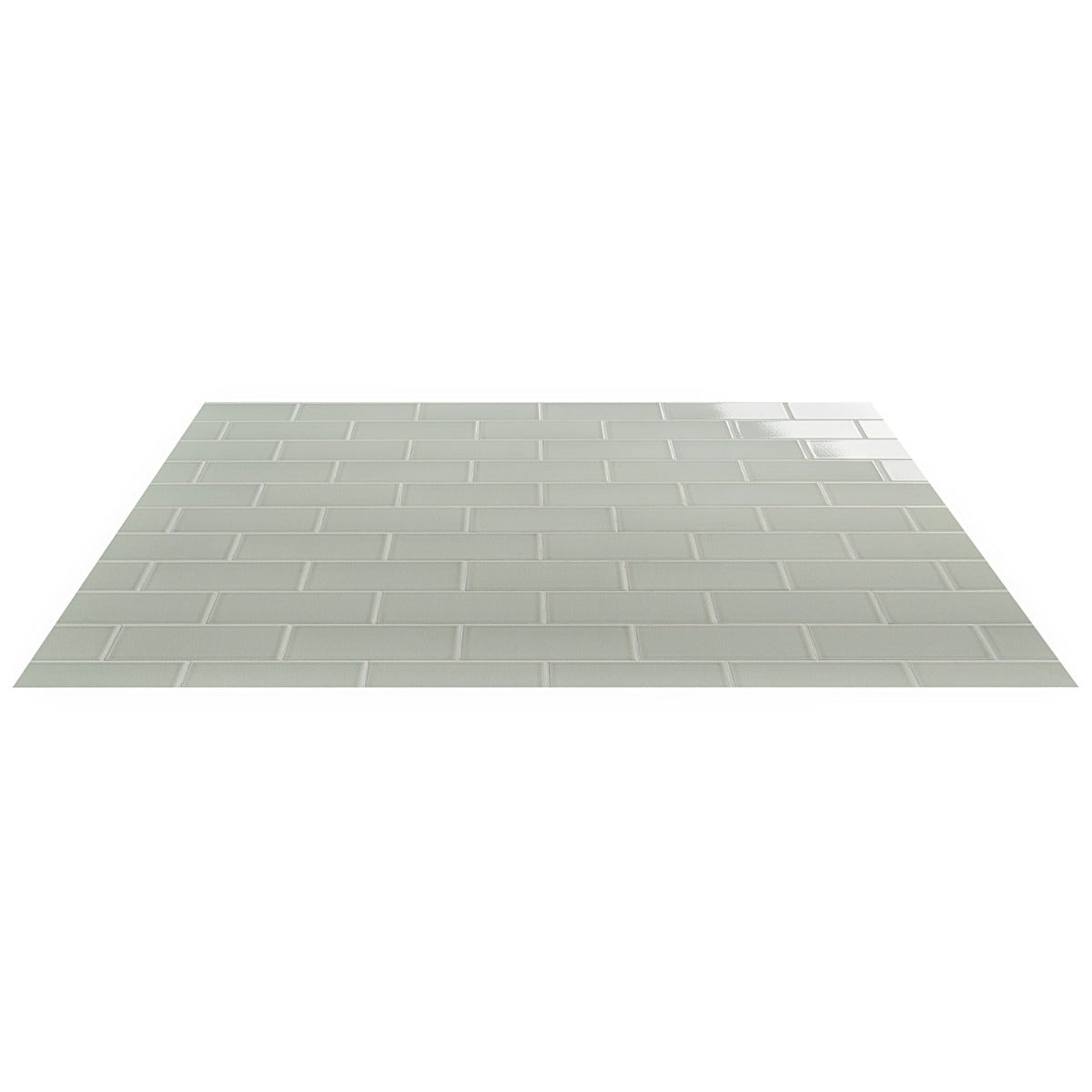 Seaside Fern Green 4x8 Crackled Glossy Ceramic Tile - Lux Tile