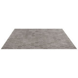 Lux Tile New Rock Fossil Dark Gray 3" Hexagon Matte Porcelain Mosaic Tile
