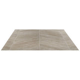 New Rock Tortora Beige 4x21 Chevron Matte Porcelain Tile - Lux Tile