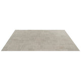 Acadia French Pattern Linen White Matte Porcelain Mosaic Tile - Tilebar