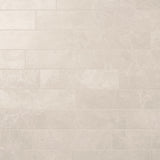 Lux Tile Marmo Perfetto Crema Beige 4x16 Semi-Polished Porcelain Tile