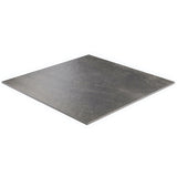 Acadia Charcoal Black 24x24 Matte Porcelain Tile - Limestone Look