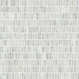 Bedrosians Monet White Carrara 12-in x 12-in Honed Marble Mosaic Brick Tile (5.1 sq. ft./Carton)