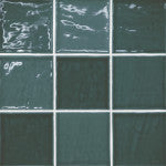 Bedrosians Marin Midnight Tide Navy Blue 4 in. x 4 in. Glossy Ceramic Subway Wall Tile, 5.49 sq. ft. per Carton