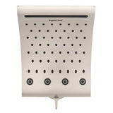 Oxygenics Curve Brushed Nickel 3-Spray Rain Shower Head