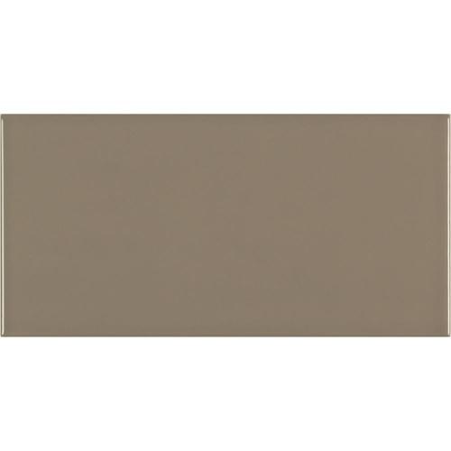 Crossville Playground 34-Pack Chocolate/Gloss Ceramic Bullnose Trim Tile (4-in x 12-in) - Super Arbor