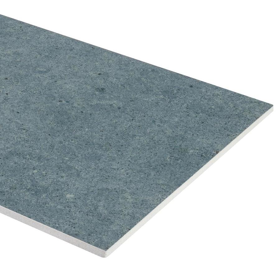 Crossville ChromaCode 8-Pack Steel/Semi-polished 12-in x 24-in Lappato Porcelain Stone Look Floor and Wall Tile - Super Arbor