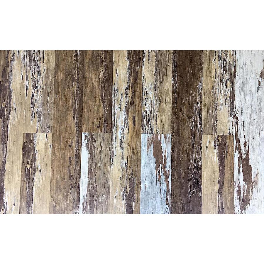 Deco Products Colors 20-Piece 6-in x 36-in Old Blue Sea Mixed Luxury Vinyl Plank Flooring - Super Arbor