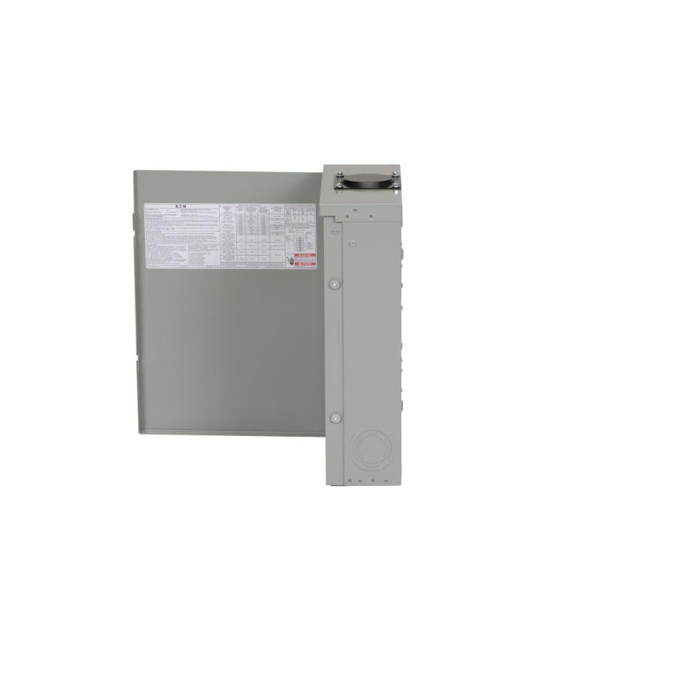 Eaton Type BR 200-Amp 12-space load center - interior view