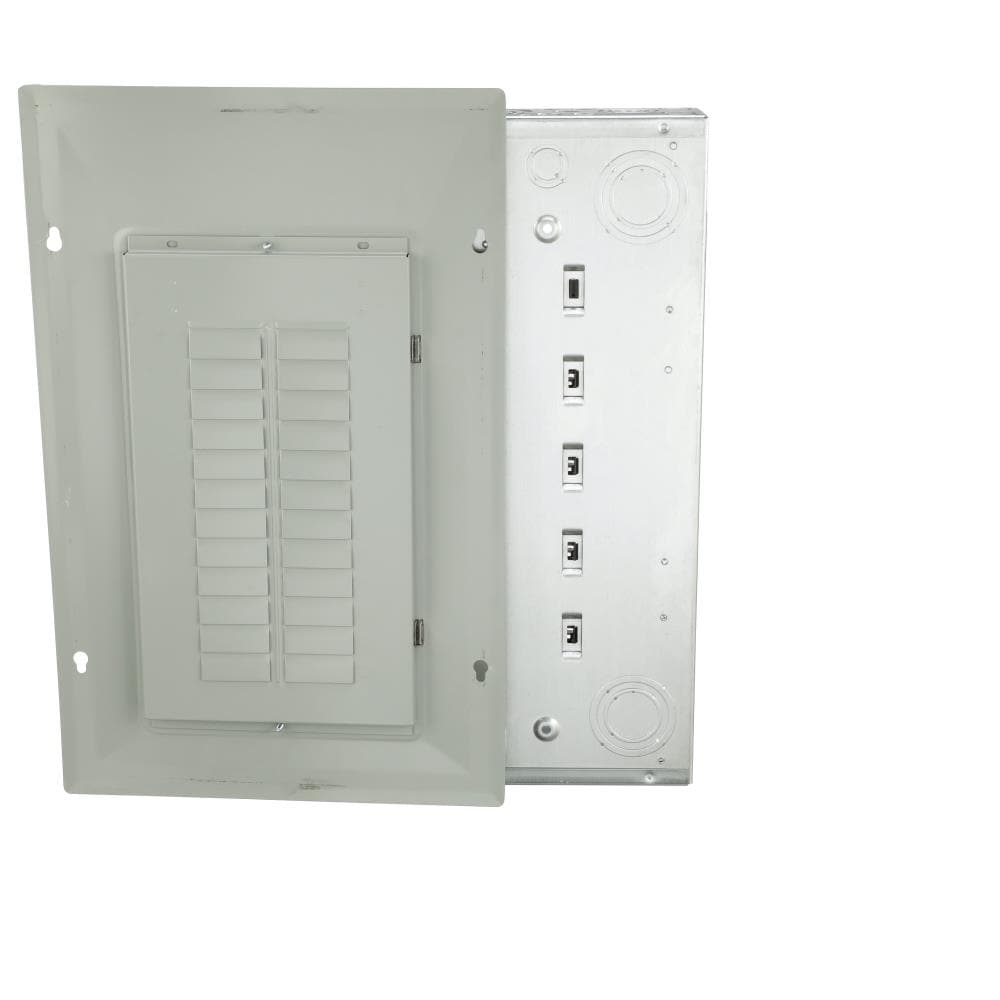 Eaton Type BR 125-Amp 24-space load center - side view