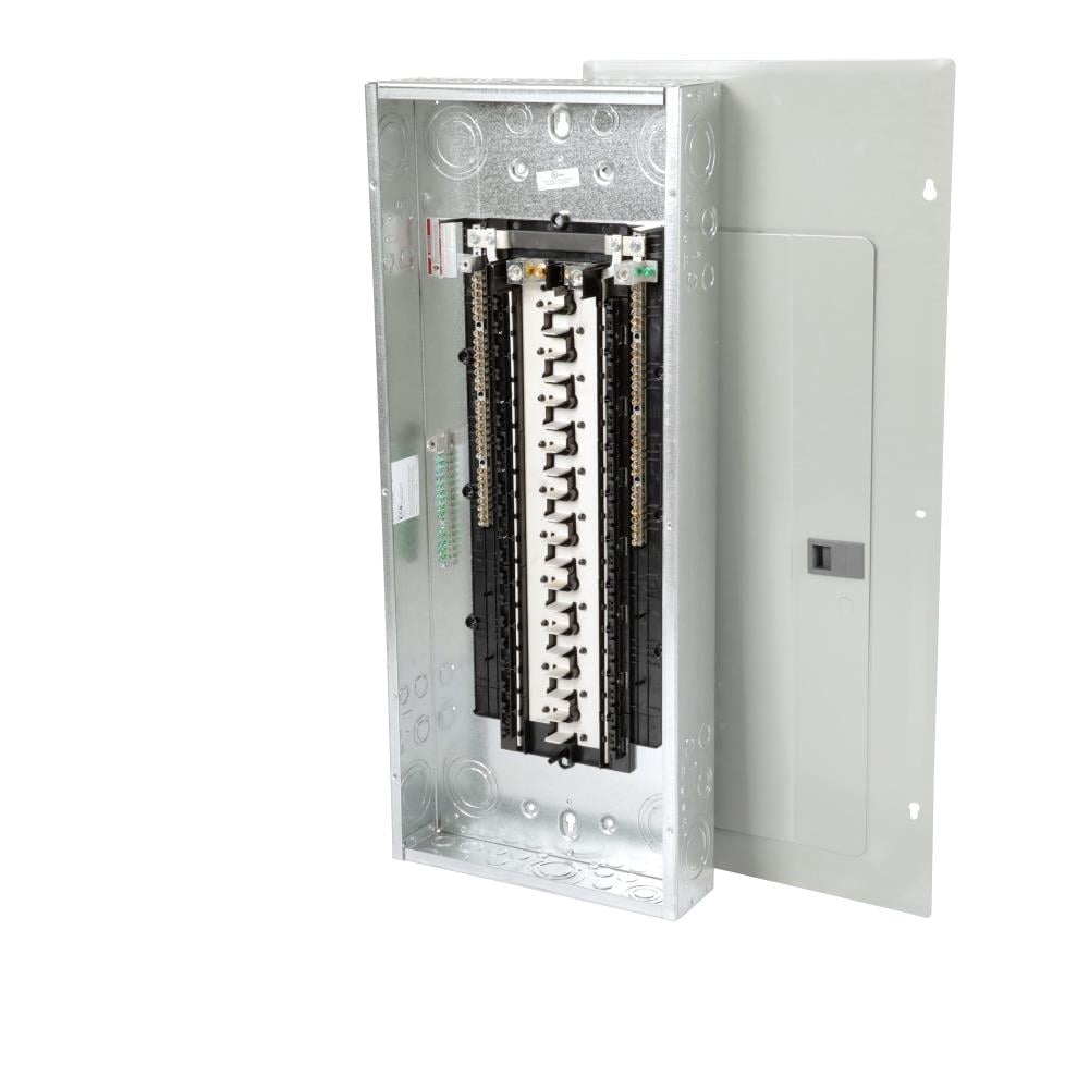 Eaton Type BR 200-Amp 40-space load center - angle view