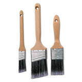 Project Source Blue Hawk 3-Pack Polyester Flat & Angled Paint Brush Set, 1-in, 2-in, 2.5-in