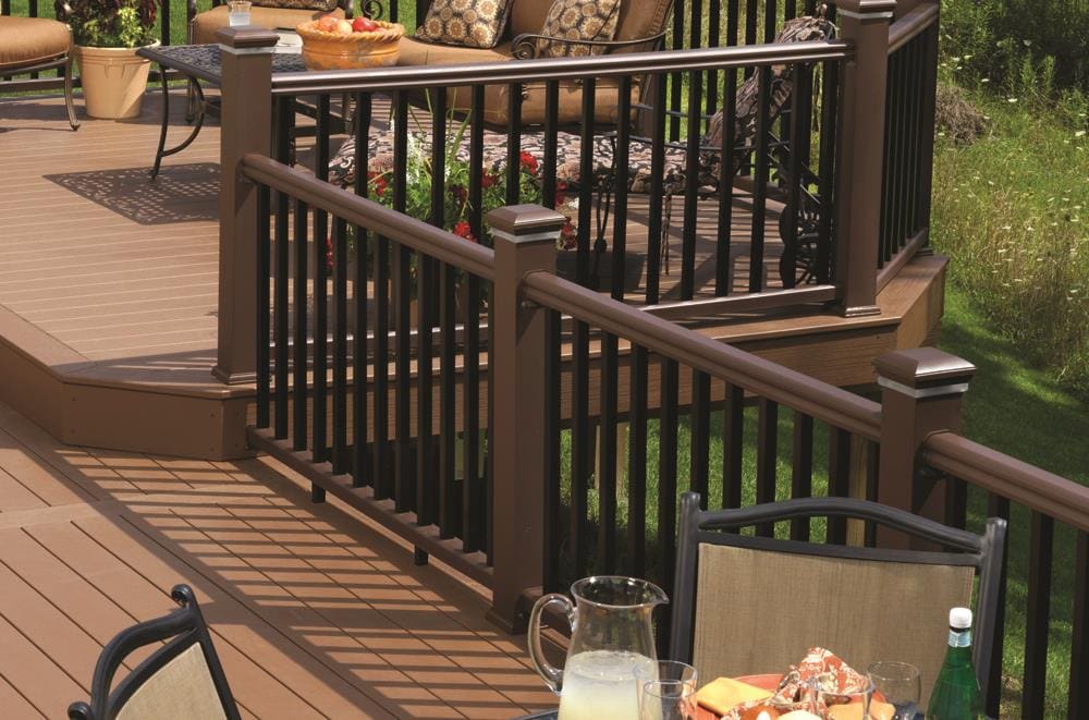 TimberTech 4-in x 4-in Kona Composite Deck Post Base Trim
