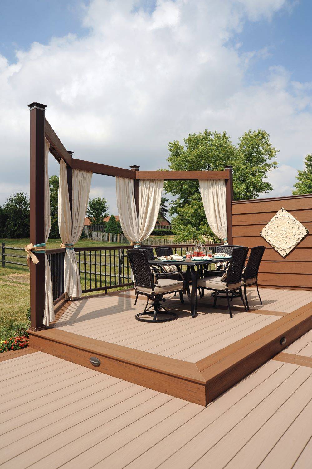 TimberTech Terrain 1-in x 8-in x 12-ft Sandy Birch Square Composite Riser Deck Board