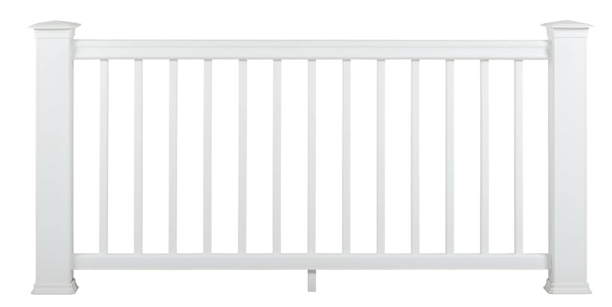 TimberTech Classic Composite RadianceRail White Composite Deck Rail Kit