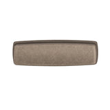 Amerock Kane 3-3/4-in (96mm) Center to Center Weathered Nickel Rectangular Cup Drawer Pull