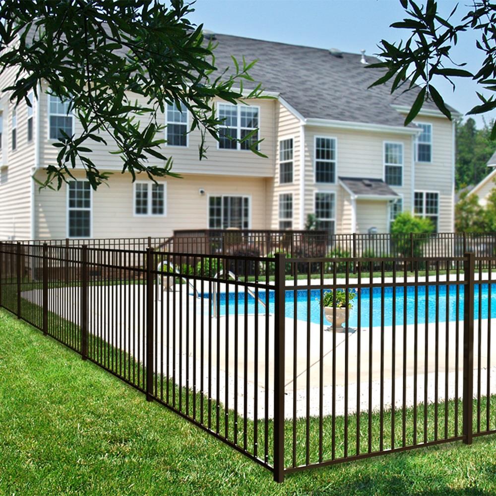 Ironcraft 2-in W Black Powder Coat Aluminum Corner Fence Post
