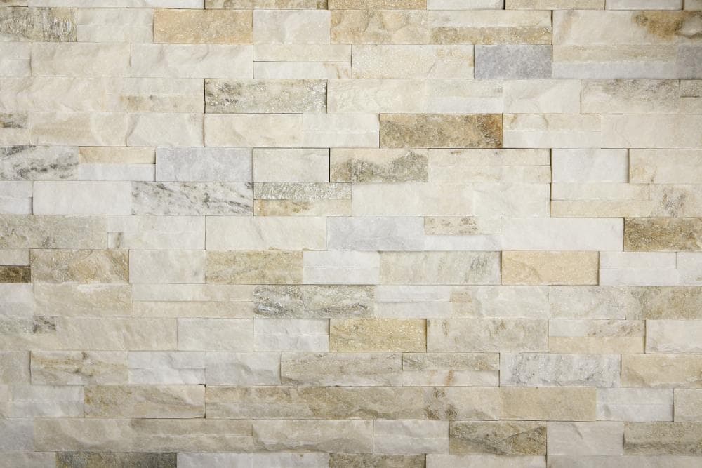 American Olean Rockland Soft Sand 5-in x 13-in Unglazed Natural Marble Brick Mosaic Wall Tile, 6-Pack (2.7-sq ft/carton)