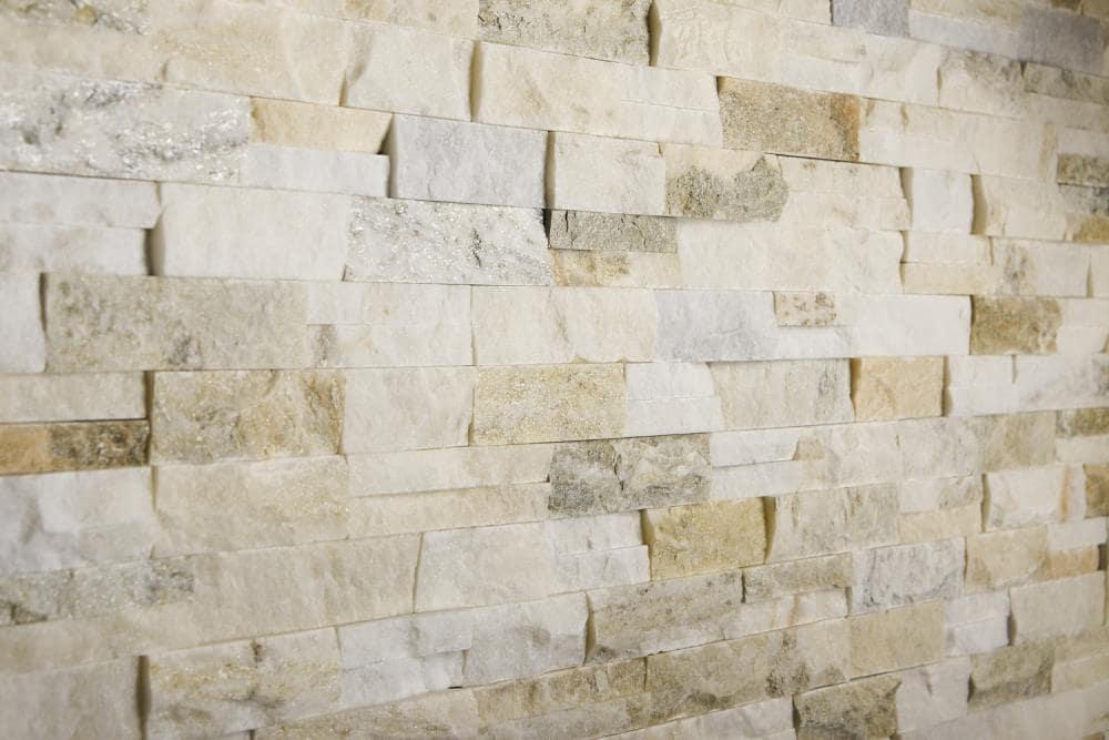 American Olean Rockland Soft Sand 5-in x 13-in Unglazed Natural Marble Brick Mosaic Wall Tile, 6-Pack (2.7-sq ft/carton)