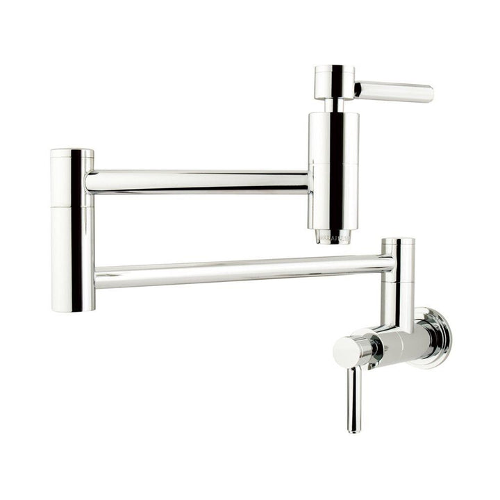 Elements of Design Concord Chrome 2-Handle Wall-Mount Pot Filler Kitchen Faucet