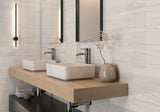 San Giorgio Belucci Bianca Polished Ceramic Tile, 6 x 18 - High Gloss Wall Tile