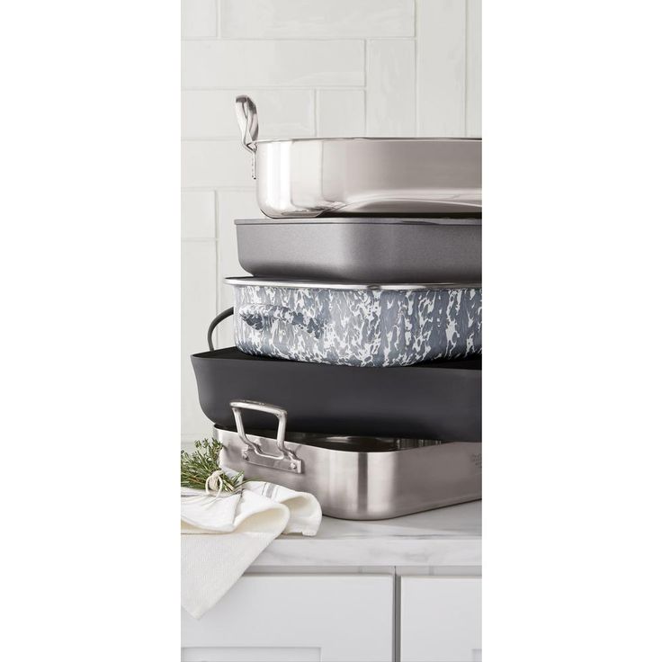 12 Qt. Stainless Steel Roaster Roasting Pan with Rack