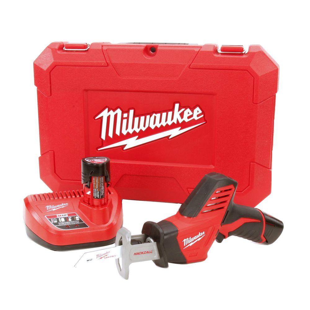 M12 12-Volt Lithium-Ion HACKZALL Cordless Reciprocating Saw (Tool-Only) - Super Arbor