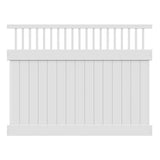 Freedom Portsmouth 6-ft H x 8-ft W White Vinyl Fence Panel (Unassembled)