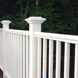 AZEK 6-in x 6-in Reserve Rail White Composite Deck Post Cap