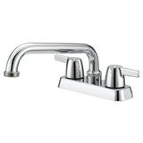 Project Source Chrome 2-Handle Deck-Mount Utility Faucet