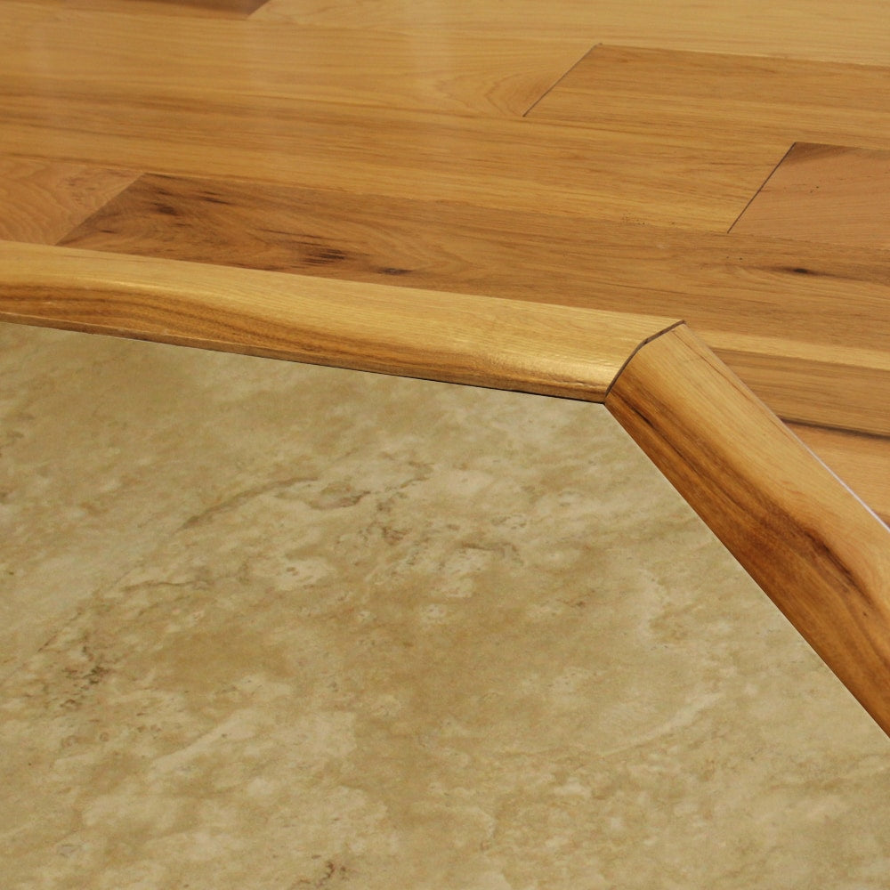 Flexco 1.5-in x 78-in Dark Amber/Chestnut Solid Wood Floor Reducer