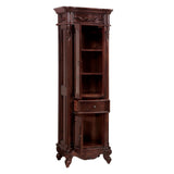Avanity Provence 19.2-in W x 72-in H x 24-in D Antique Cherry Poplar Freestanding Linen Cabinet