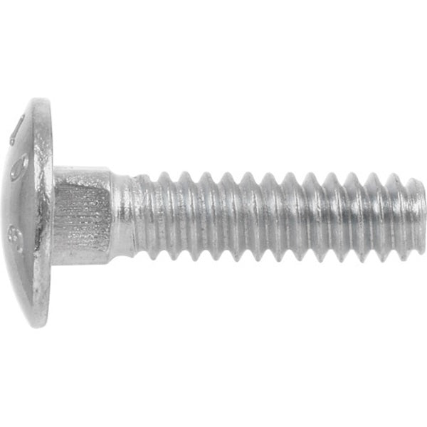 Hillman 1/2 in. x 9 in. Zinc-Plated Steel Carriage Bolts, Coarse Thread (25-Pack)