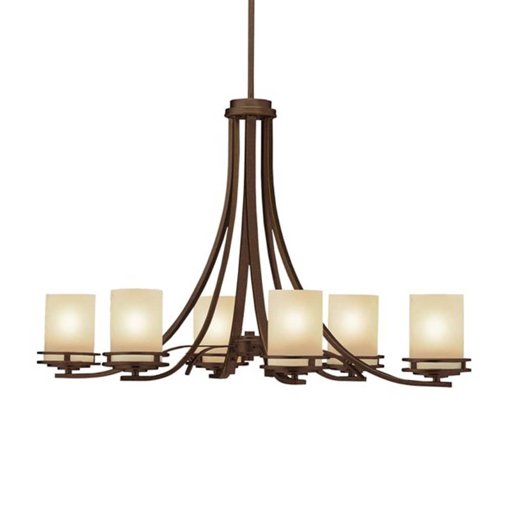 Kichler Hendrik 6-Light Antique Bronze Transitional Chandelier