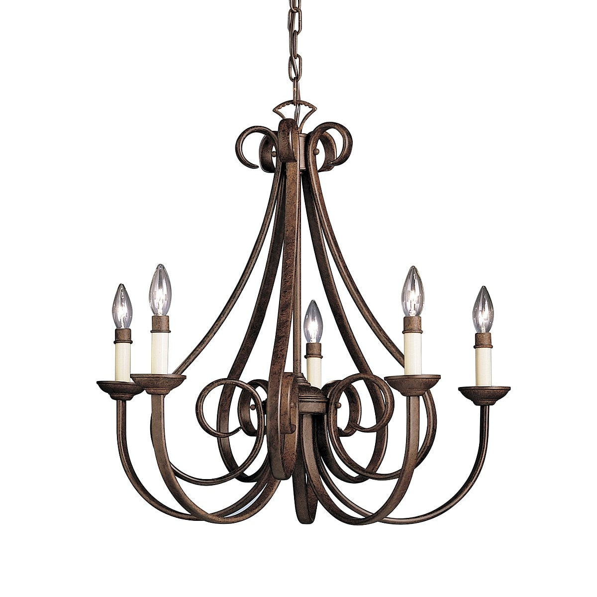 Kichler Dover 5-Light Bronze Transitional Chandelier