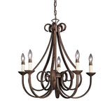 Kichler Dover 5-Light Bronze Transitional Chandelier