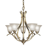 Kichler Dover 5-Light Antique Gold Transitional Chandelier