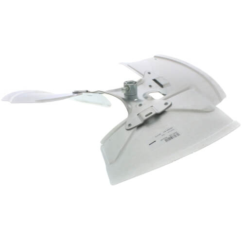 Nordyne 1025340R fan blade - side view (Product Type: Fan Blade)