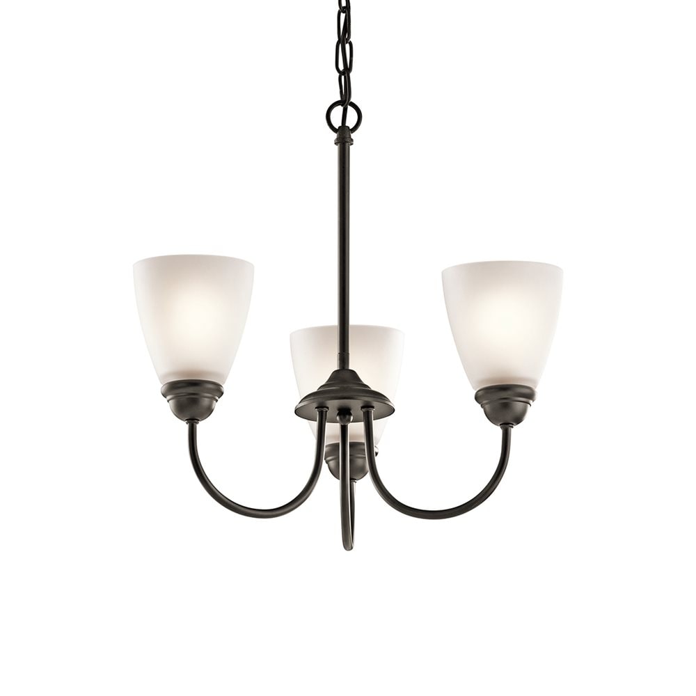 Kichler Jolie 3-Light Antique Bronze Transitional Chandelier
