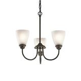 Kichler Jolie 3-Light Antique Bronze Transitional Chandelier