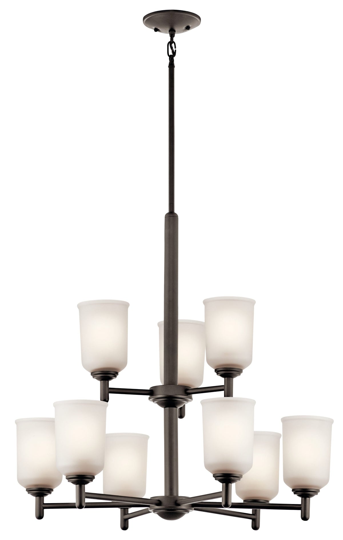 Kichler Shailene 9-Light Antique Bronze Transitional Chandelier