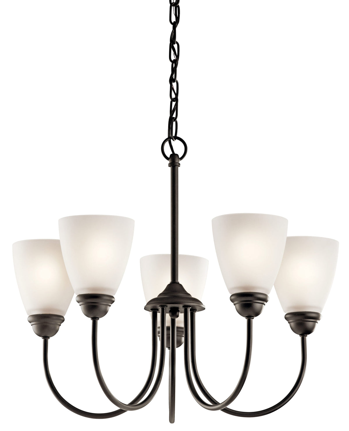 Kichler Jolie 5-Light Antique Bronze Transitional Chandelier