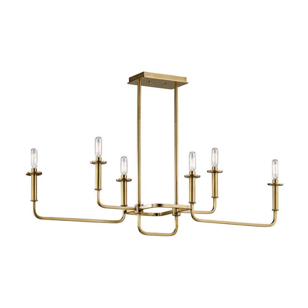 Kichler Alden 6-Light Polished Gold Transitional Chandelier