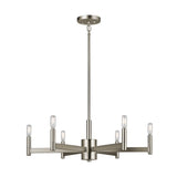 Kichler Erzo 6-Light Satin Nickel Modern/Contemporary Chandelier
