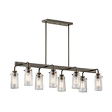 Kichler Braelyn 8-Light Bronze Industrial Chandelier