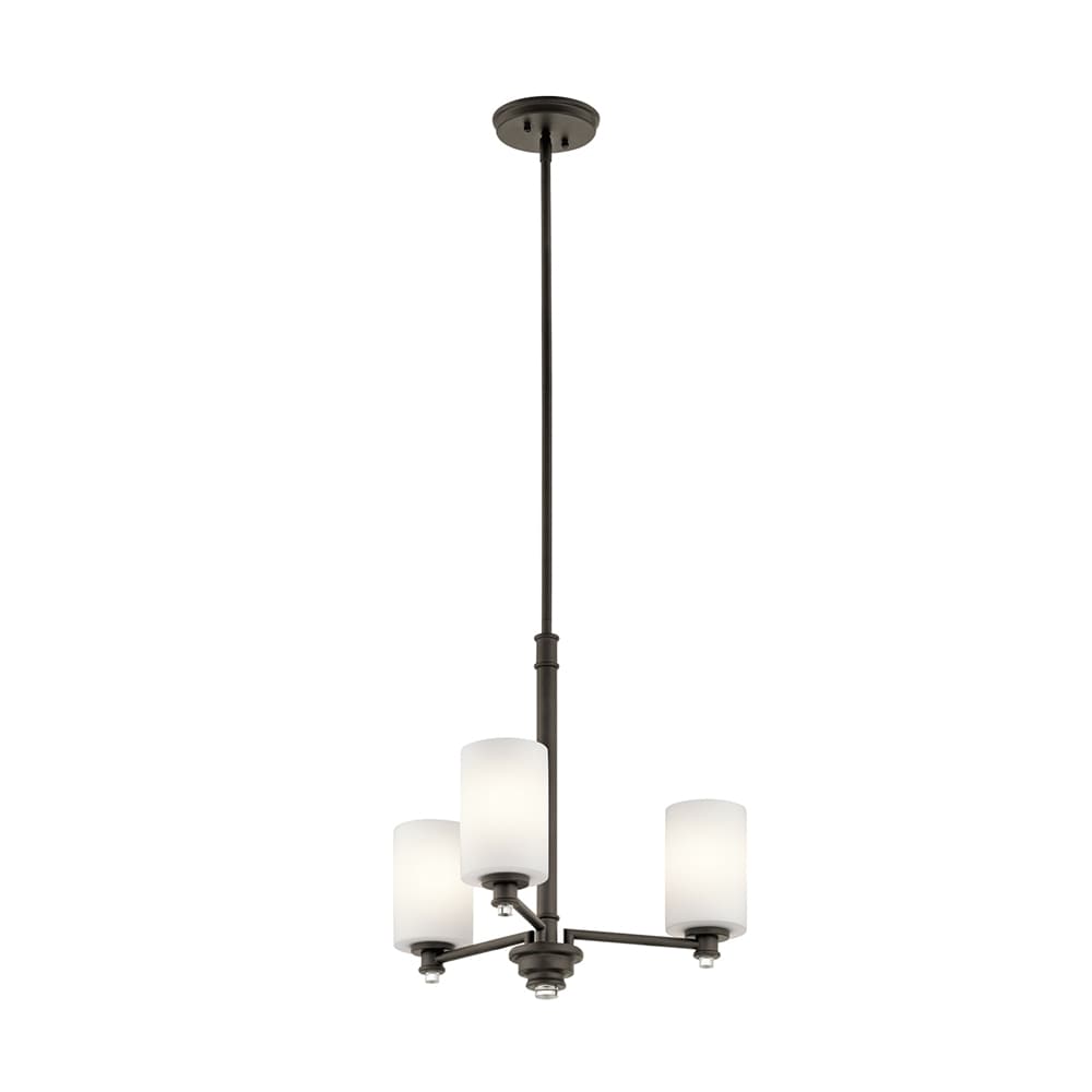 Kichler Joelson 3-Light Bronze Transitional Chandelier