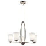 Kichler Tao 5-Light Brushed Nickel Modern/Contemporary Chandelier