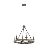 Kichler Taulbee 6-Light Gray Traditional Chandelier