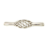 Stone Mill Hardware Stockbridge Birdcage 3-3/4-in (96mm) Center to Center Satin Nickel Arch Birdcage Drawer Pull