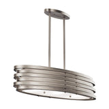 Kichler Roswell 3-Light Brushed Nickel Modern/Contemporary Chandelier